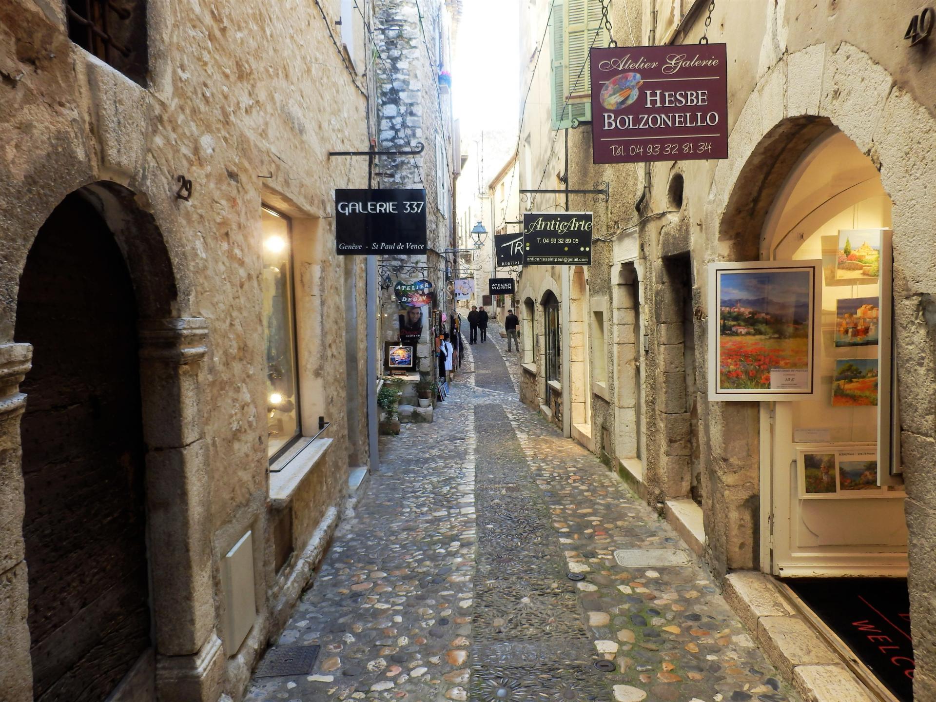 visitez Saint-Paul de Vence au départ de la maison de vacances