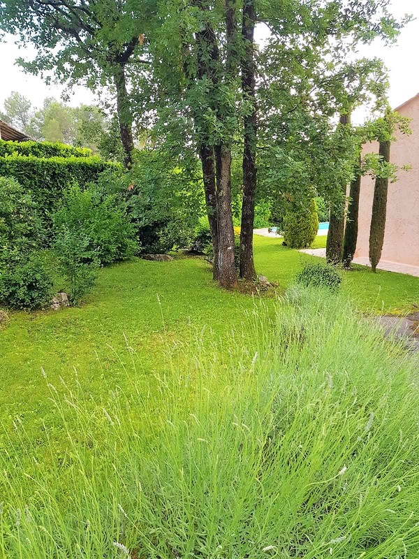 Jardin de la maison de vacances SINE TEMPORE VENCE