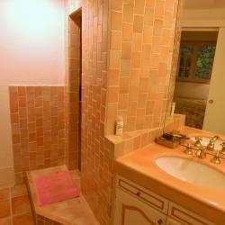 Bathroom at the side of the entrance