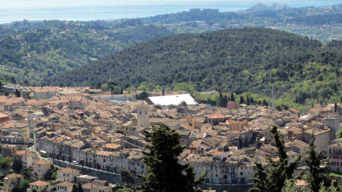 Vence vue aérienne